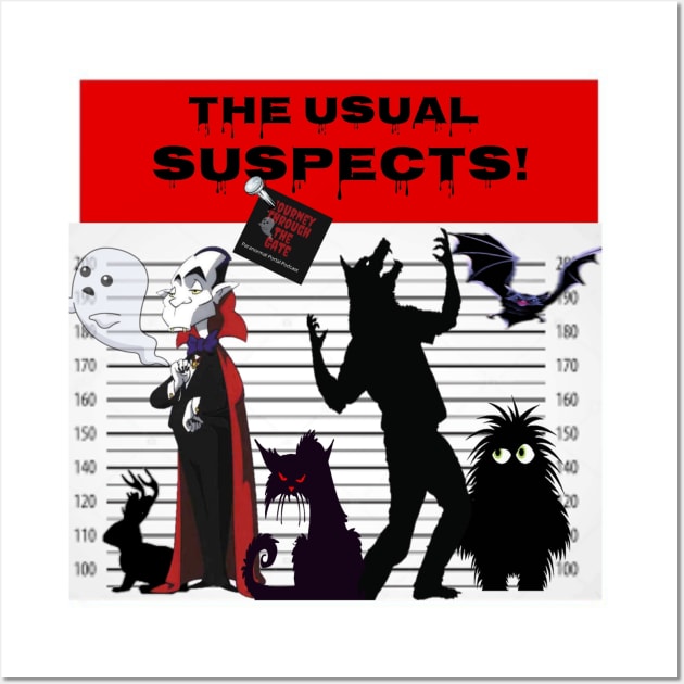 Monsters! The Usual Suspects! Wall Art by Sysco